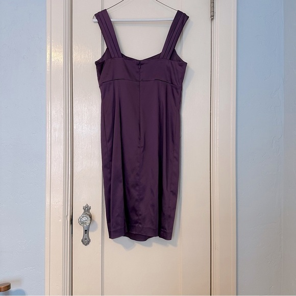 Calvin Klein Dress Deep Purple Prom Babydoll Fairy Formal Y2K Empire Waist Sz 8 - Picture 3 of 10